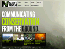 Tablet Screenshot of naturesfrontline.org